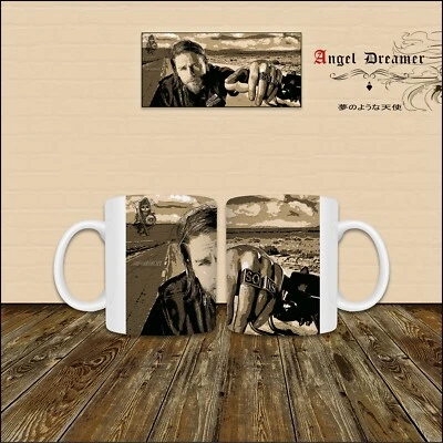 MUG TASSE Sons of Anarchy Jax Charlie Hunnam Motards Bikers USA Harley Davidson - Photo 1/2