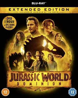 Jurassic World: Dominion (Blu-ray) Jeff Goldblum Isabella Sermon BD Wong Omar Sy - Image 1 of 2