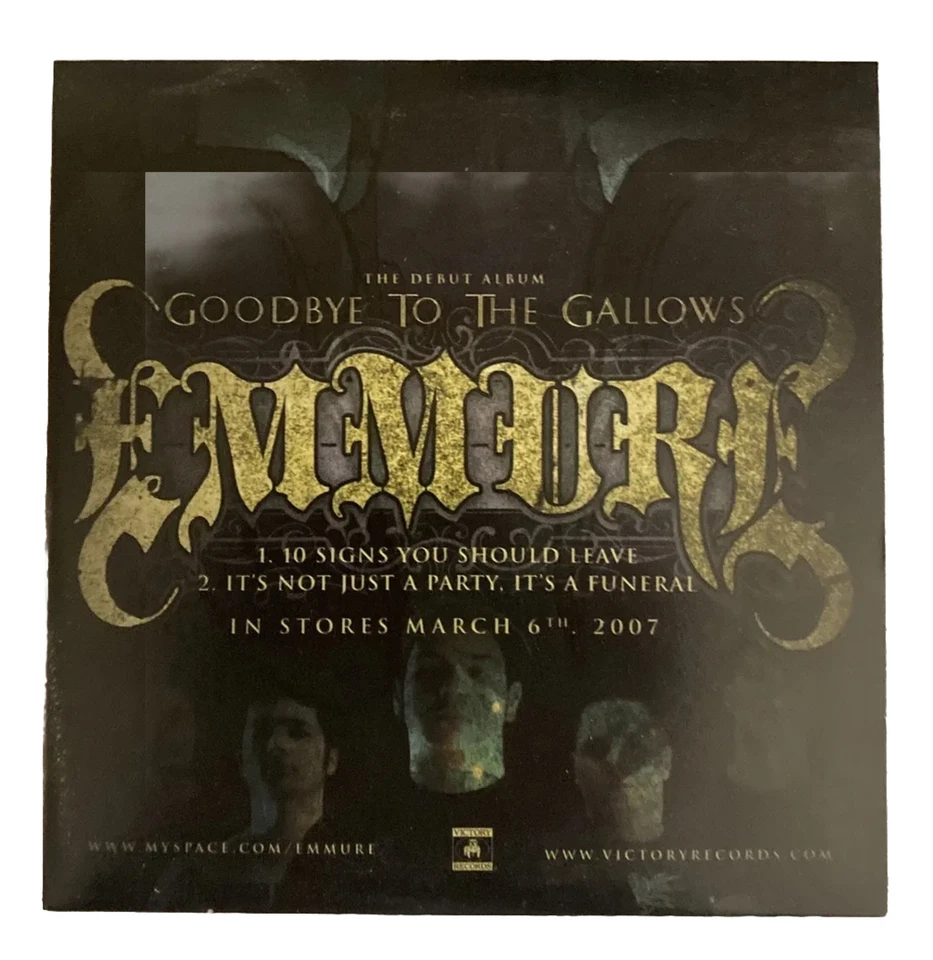 EMMURE - COMEBACK KID - BENEATH THE SKY 2007 Victory Records PROMO CD SAMPLER DS - Image 1 of 3