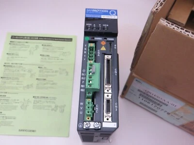 SANYO DENKI SANMOTION AC SERVO DRIVE # QS1E03AA-01 - Image 1 of 4