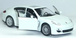 Modellauto Porsche Panamera S ca.12 cm weiß Neuware von WELLY - Bild 1 von 4