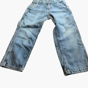 Wrangler Blue Jeans Boys Husky 28 22 Denim Carpenter Pants WRG Hero Originals - Picture 1 of 17