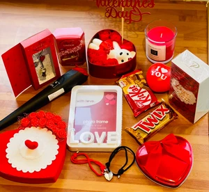 Valentines Day Personalised Couples Gift Box Spa Pamper Hamper Rose Love For Her