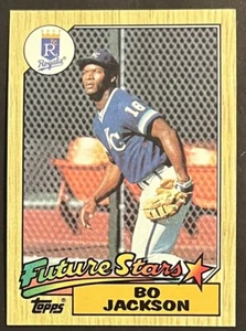 1987 TOPPS BO JACKSON #170 KANSAS CITY ROYALS ROOKIE RC @ 5 - Picture 1 of 2