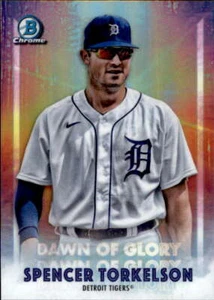 2021 Bowman Chrome Dawn of Glory Holo #DOG-1 Spencer Torkelson  Detroit Tigers - Picture 1 of 2