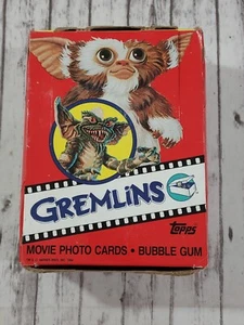 Vintage 1984 Topps Gremlins Film Sammelkarten Wachsbox 36 Packungen - Bild 1 von 8