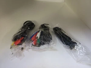 3 LOT AV Cable + HD Component + Power Cord for Original Microsoft Xbox - Picture 1 of 7