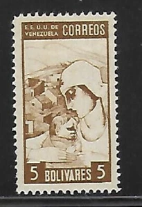 Venezuela: 1937; Scott 317, High Value in XF condition, MH, EBV1380 - Picture 1 of 2