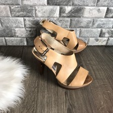 carla leather platform block heel sandals
