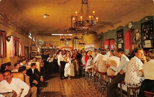 The Cavern Bar Banda Mariachi Escena de Baile Nogales Sonora, MX De Colección Años 60 Postal - Imagen 1 de 2