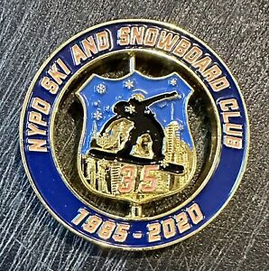 NYPD Ski & Snowboard Club 2020 New York Police Department Challenge Coin