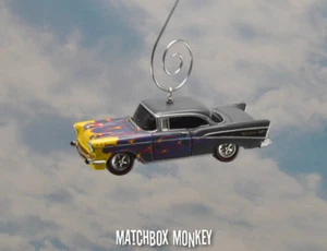 '57 Chevy Bel Air Custom Christmas Ornament Chevrolet 1/64 Muscle Car 50's 1957 - Picture 1 of 12