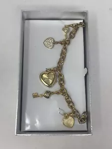 MZ Berger Goldton Charm Armband Herz Uhr GEN501 245 PC21 Neu im Karton Neu im Karton - Bild 1 von 10