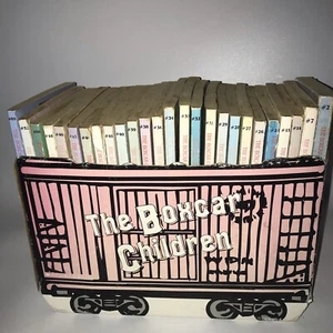 The Boxcar Children Book Lot Of 26 With Box Paperback  Vintage Gertrude Warner - Picture 1 of 13