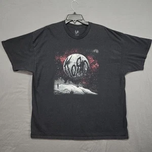 Korn Shirt Mens Large Black 2022 Summer Tour Band Crewneck Concert Tee Music - Picture 1 of 7