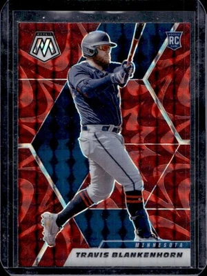 2021 Mosaic Travis Blankenhorn RC Reactive Red Rookie #272 Twins - Image 1 of 2