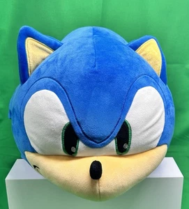 Sonic The Hedgehog Mega Mocchi Mocchi Plush Head Cozy Pillow - Picture 1 of 9