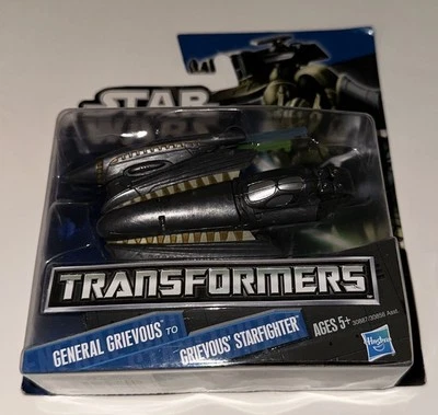 Hasbro Star Wars Transformers Crossovers General Grievous to Grevous Starfighter Foto 1 de 4