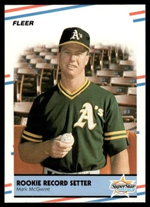 1988 Fleer Mark McGwire Oakland Athletics #629 - Picture 1 of 2