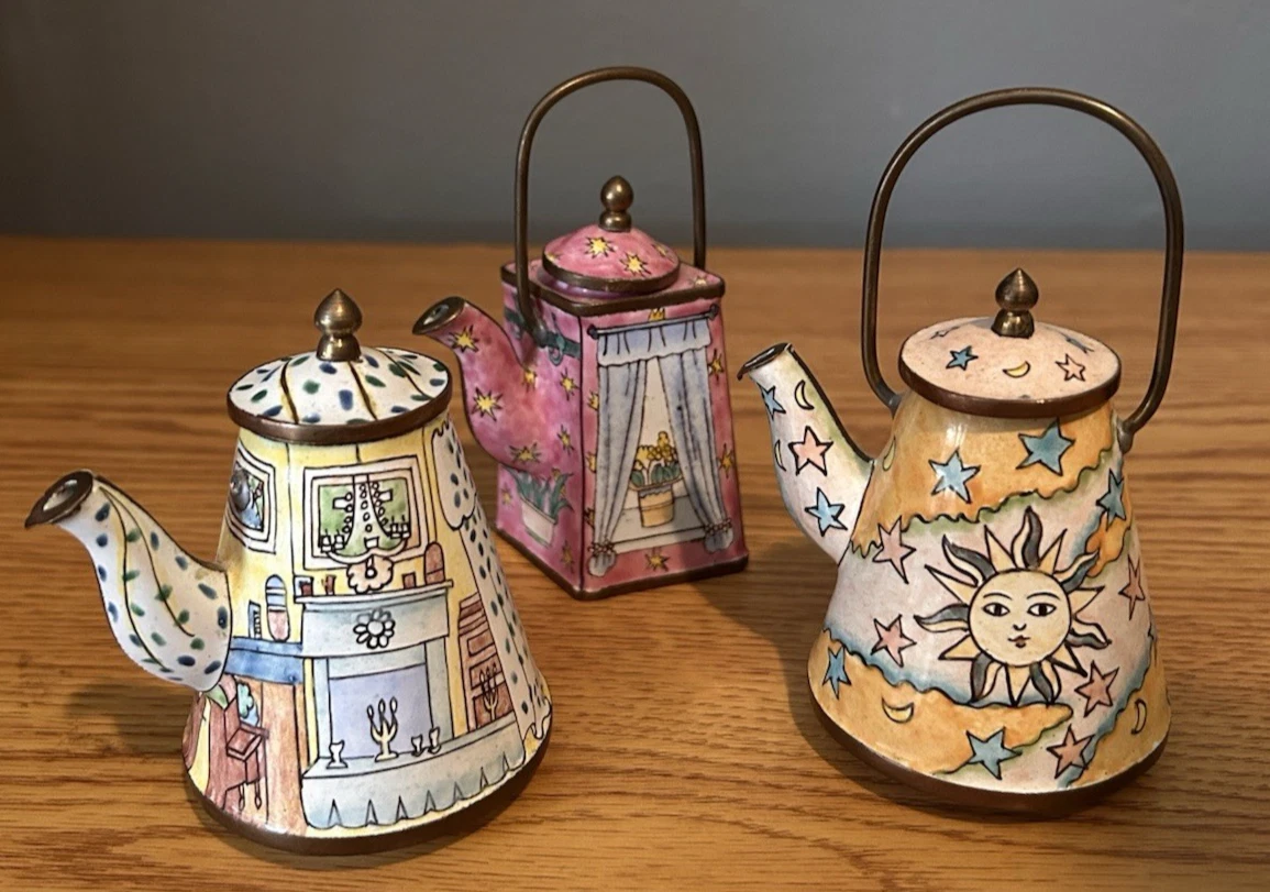 セール 【 希少 】アメリカ Empress Arts ミニチュア ティーポット