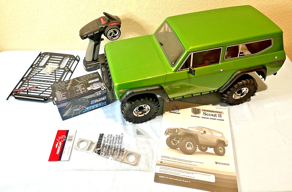 Redcat Gen8 V2 International Scout II 1/10 4WD ROOF RACK, ALUMINUM GRILL!! - Image 1 of 4