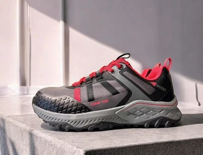 Avenger Comp Toe Work Shoes Women's Size 8.5/Men 7 Aero Trail Gray Magenta 1250  - Image 1 of 4