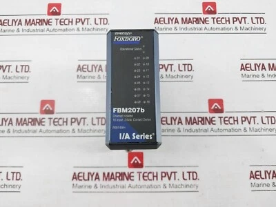 INVENSYS FBM207B P0914WH Voltage Monitor/Contact Sense Input Module 24VDC - Image 1 of 4