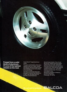 1981 Alcoa: Forged From a Solid Block of Aluminum Vintage Print Ad - Picture 1 of 1