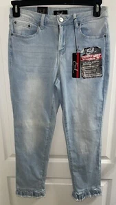 Earl Jean Women’s Size 8 Comfort Stretch Fringed Jeans - Picture 1 of 15