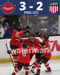 Canada - 2025 4 Nations Cup Champions - 8x10 Color Photo - Picture 1 of 1