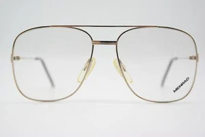 Vintage Brille Menrad 479-000 Gold Oval Brillengestell eyeglasses - Picture 1 of 6
