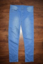 CHEAP MONDAY Tight Brilliant Blue Mens Straight Leg Stretch Jeans Size 33/32