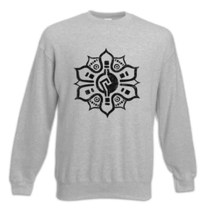 Aztec Flower I Sweatshirt Pullover Aztecs Tattoo American Indians Tribe Symbol - Picture 1 of 1