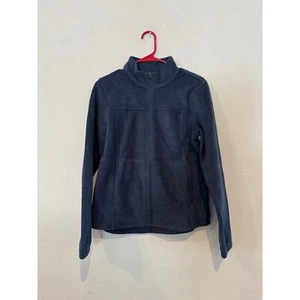 NWOT Camel Crown Fleece Zip Up Jacket For Hiking Running Size Small Navy Blue - Picture 1 of 7