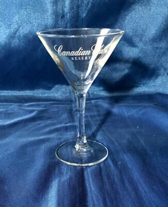 Canadian Club Reserve Stemmed 4 oz Martini Cocktail Glass - Picture 1 of 1