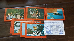 1972 BURGER CHEF FAMILY CLASSICS SWISS FAMILY ROBINSON TRADING CARD SET OF ALL 8 - Picture 1 of 1