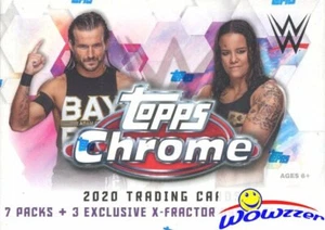 2020 Topps WWE CHROME EXCLUSIVE Factory Sealed Blaster Box-Bonus X-FRACTORS!  - Picture 1 of 2