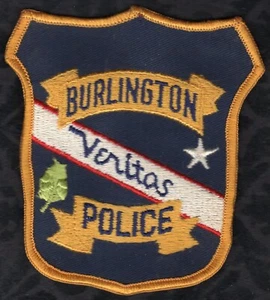 Burlington Veritas Wisconsin Police Shoulder Patch Cheesecloth Backing - Picture 1 of 2