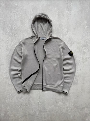 Felpa con cappuccio zip Stone Island AW 2005 vintage maglia anni 00 made in Italy