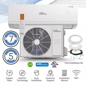 12,000 BTU 21 SEER2 Ductless Mini-Split Inverter WIFI Included Only Cold 110V. - Picture 1 of 20