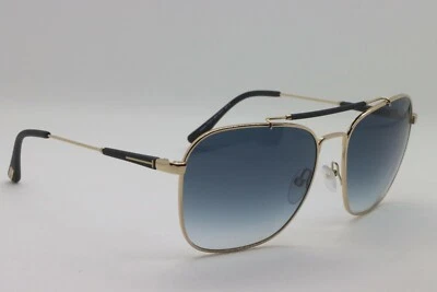 НОВЫЙ TOM FORD TF 377 28W EDWARD ЗОЛОТОЙ ГРАДИЕНТ ПОДЛИННЫЙ ОПРАВЫ СОЛНЦЕЗАЩИТНЫЕ ОЧКИ 60-17 - Изображение 1 из 4