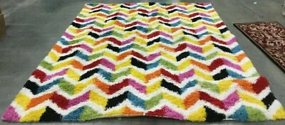 IVORY / MULTI 8' X 10' Back Stain Rug, Reduced Price 1172632700 SGK565A-8 - Image 1 of 4