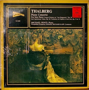 THALBERG: Piano Concerto/Music for Solo Piano-SEALED1974LP Michael Ponti, Piano - Picture 1 of 1