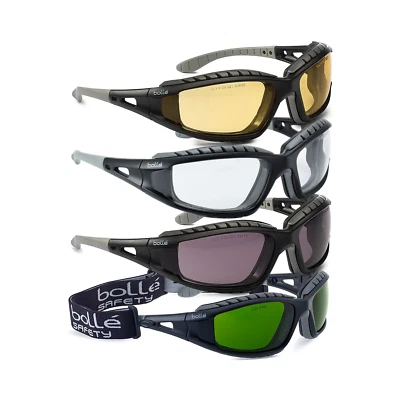 BOLLÉ SAFETY Bolle Safety Glasses TRACKER Range Clear, Yellow, Smoked & Welding Lens