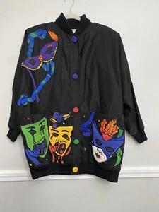 Seltene Vintage Silkscapes Theaterjacke - Bild 1 von 4