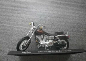 HARLEY DAVIDSON FXDL DYNA LOW RIDER AÑO 1997 MAISTO ESC. 1,18 DE METAL Y PARTES - Imagen 1 de 2