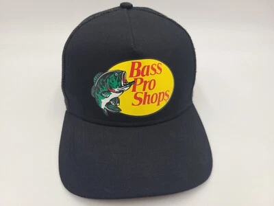 Бейсболка с сеткой Bass Pro Shops для дальнобойщиков кепка для охоты на рыбу на открытом воздухе мужская женская черная - Изображение 1 из 4