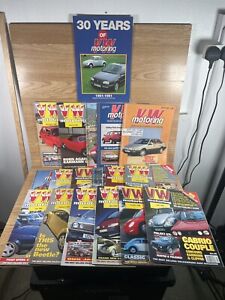 VW MOTORING Magazines Golf Beetle Scirocco Volkswagen X 18 Late 80s & Early 90s