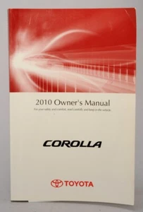 2010 Toyota Corolla Owners Operator Manual Book OEM - Foto 1 di 4