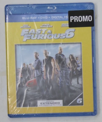 Fast & Furious 6 (Blu-Ray, 2013) Vin Diesel NEW *SMALL TEARS IN SHRINK* - Image 1 of 4